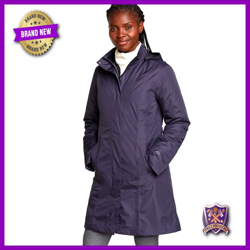 Waterproof Insulated Trench Coat With Zip-Off Hood, Regular Fit